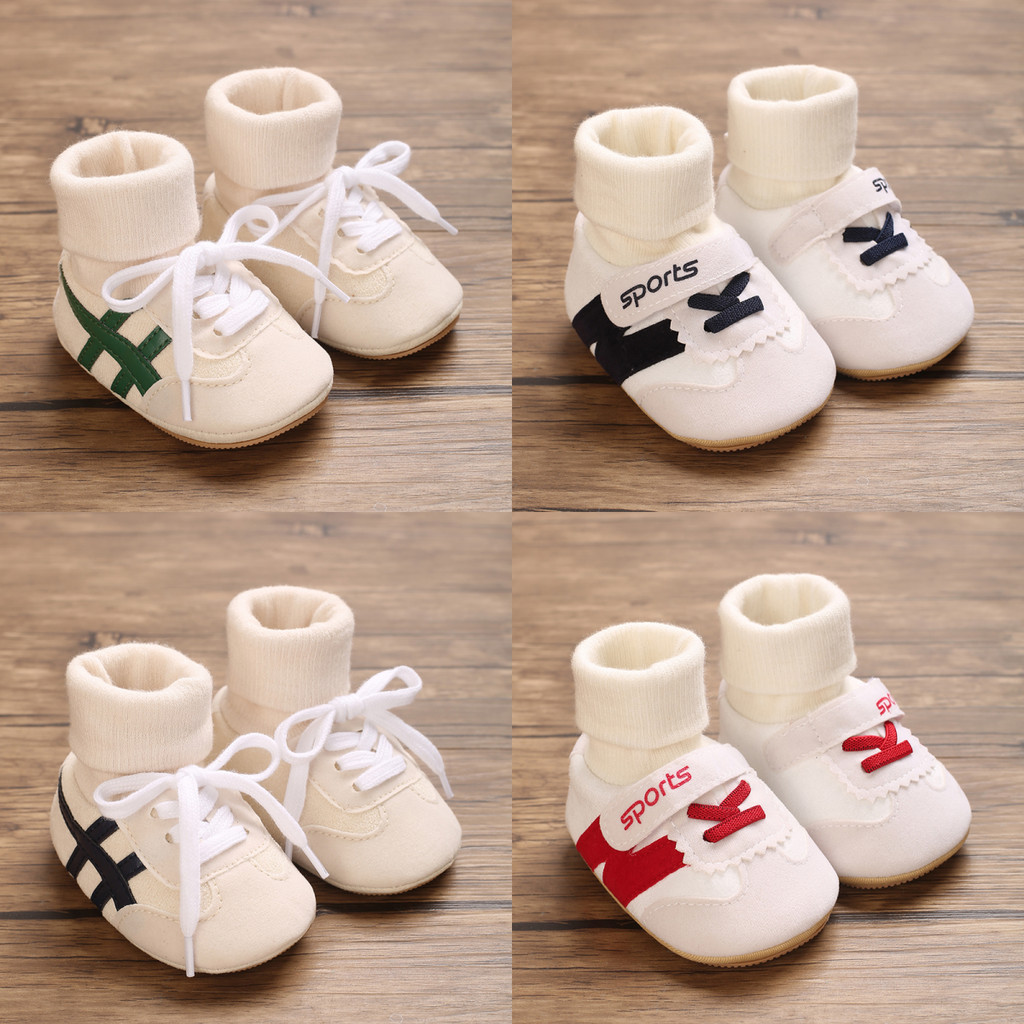 Tất Bé Giày Bé Trai Bé Gái Dễ Thương Mềm Mại Mùa Đông Giày Sơ Sinh Trẻ Sơ Sinh Tất Sàn Trẻ Em Giày Sneaker Tập Đi Bé Gái Đầu Tiên Tập Đi