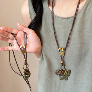 Lanxiu Dây Chuyền Mặt Bướm Bohemian Vintage - Phù Hợp Làm Quà Tặng