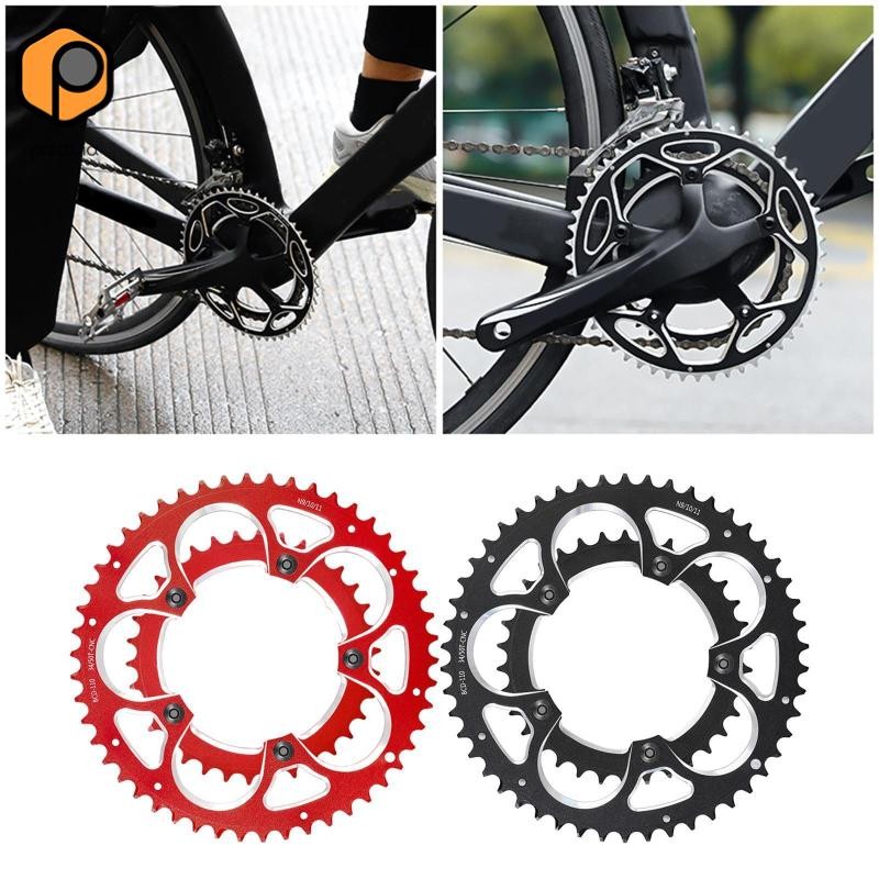 Xích Xe Đạp Đường Bộ 110BCD CNC Gia Công 34T 50T Hợp Kim Nhôm Cho 8 9 10