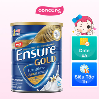  Thực phẩm dinh dưỡng y học Ensure Gold 800g 