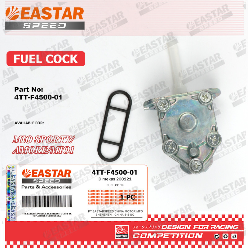 khóa xăng Exciter 2006-2014 Xe Nouvo Lx, Exciter 135, Nouvo 2,3,4, Luvias CHÍNH HÃNG 4TT-F4500-01