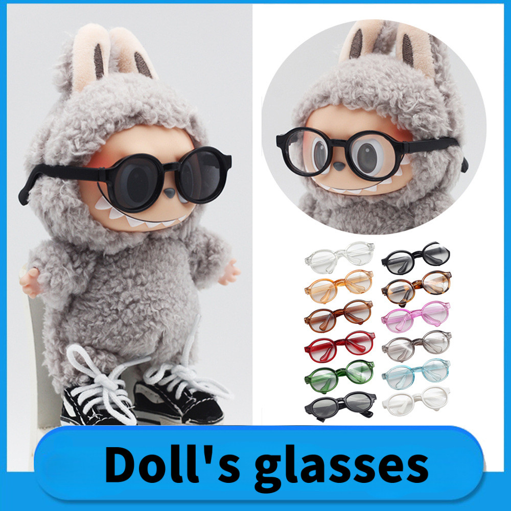 Kích thước 6,5cm cho 10cm 3 / 4 Búp bê BJD 60cm Búp bê Lolita Milu Kính râm