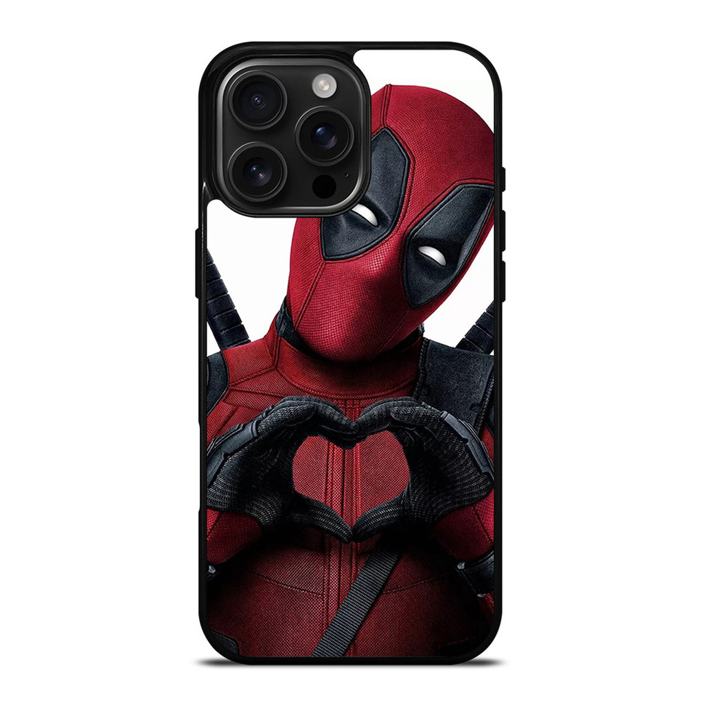Mới DEADPOOL LOVE Thời Trang Phong Cách Mới Vỏ Điện Thoại Di Động Tinh Tế Vỏ Bảo Vệ Cho IPhone 16 Pr
