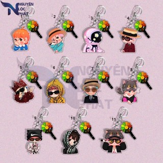  Kpop G-DRAGON Xung quanh GD Buổi hòa nhạc Mặt dây chuyền Túi móc khóa Acrylic quyến rũ 