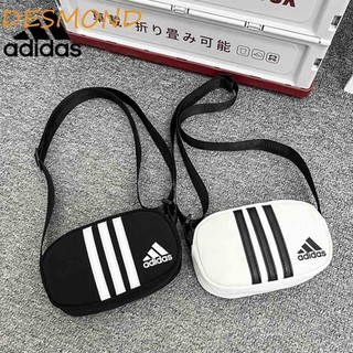 Túi Nylon dải DESMOND, Túi đeo chéo có dây kéo, Túi đeo chéo màu trơn phù hợp với mọi phong cách Hàn Quốc Túi điện thoại đơn giản ngoài trời