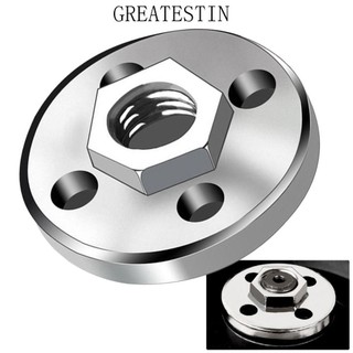 Đai ốc mặt bích khóa GREATESKSS, Đai ốc mặt bích hình lục giác có độ cứng bằng hợp kim kim loại, Kẹp đĩa mài góc thay đổi nhanh bền bỉ cho máy mài góc loại 100 Phụ kiện dụng cụ điện
