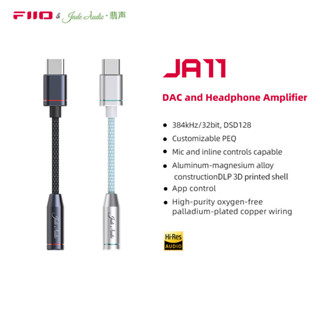 Fiio JadeAudio JA11 USB Type C sang 3,5mm Bộ chuyển đổi tai nghe / tai nghe Cáp USB C USB C sang 3,5 Cáp Aux âm thanh