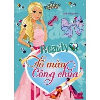 Sách - beauty - tô màu công chúa