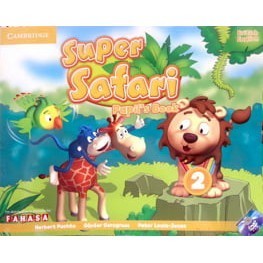 Sách - super safari level 2 pupil's book with dvd-rom - fahasa reprint