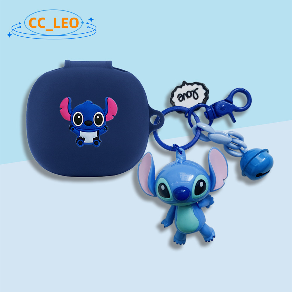 For Anker Soundcore R50i NC Case Soundcore P30i Silicone Soft Case Cartoon Stitch Keychain Pendant C