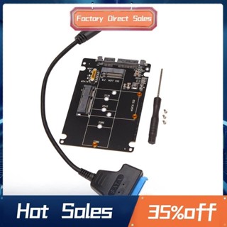 M.2 NGFF MSATA sang USB 3.0 Adapter Bộ Chuyển Đổi Đầu Đọc Thẻ Với Cáp SATA Ổ Đĩa Flash Di Động Hỗ Trợ SATA SSD