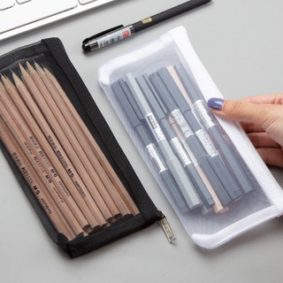 Hộp đựng bút chì lưới Nylon Túi đựng bút chì thời trang đơn giản Túi đựng bút