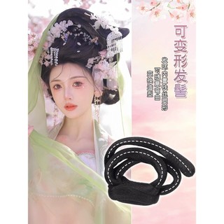 búi tóc gia cổ trang hanfu chụp concept studio đóng phim - TOC31