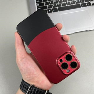 Ốp PC mờ nối hai màu sang trọng cho IPhone 15 14 13 12 11 Pro Max