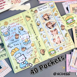 Bán Cuộc Sống Dễ Thương Bốn Lưới Đựng Thẻ Thẻ Kpop Photocards Dải Album Hoạt Hình Lưu Trữ Sách Ngôi Sao Phim Bảo Vệ Sách