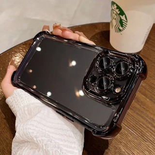 Ốp điện thoại chống sốc trong suốt cao mạ sang trọng cho IPhone 13 12 11 14 15 Pro Max 14 15plus
