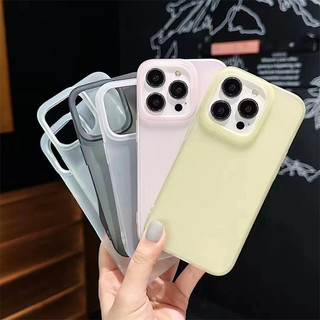 Ốp điện thoại mềm TPU mờ đơn giản cho IPhone 13 12 11 15 14 Pro Max