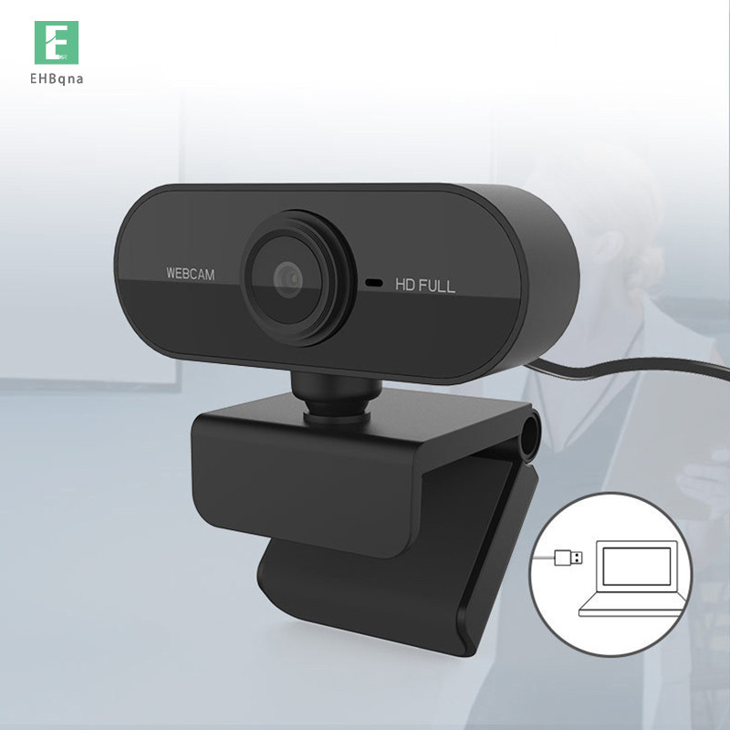 Ehbqna Elough 2K HD Webcam Cho Máy Tính Để Bàn Laptop Máy Tính Mini USB Web Camera Có Micro Web Cam Cho YouTube Skype Mới