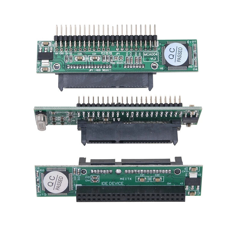 44Pin 2.5 "IDE HDD sang cổng SATA hoặc 2.5" SATA HDD sang 2.5 "Cổng IDE 90 / 180 Độ JM20330 Chip 1.5