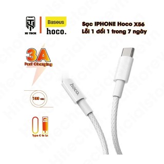 Dây sạc hoco, cáp sạc nhanh hoco x56, dây sạc nhanh sạc nhanh 3a, cáp sạc hoco bọc dù dài 1m, hitechofficialstorevn.