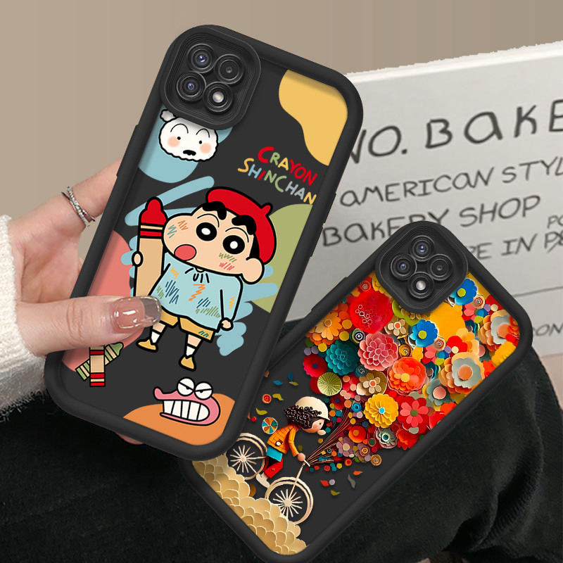 ốp lưng Samsung a22 5g Ốp điện thoại thang mắt Graffiti cho Samsung a22 5g dễ thương