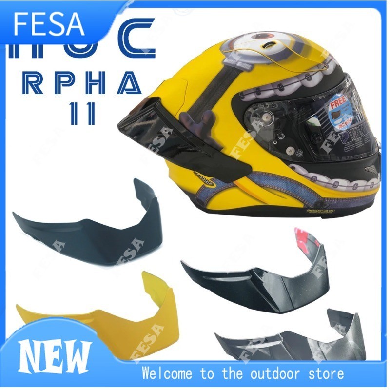 Dành Cho HJC RPHA 11 Mũ Bảo Hiểm Trang Trí Phụ Kiện Xe Máy Phía Sau Mũ Bảo Hiểm spoiler Ốp Lưng HJC 