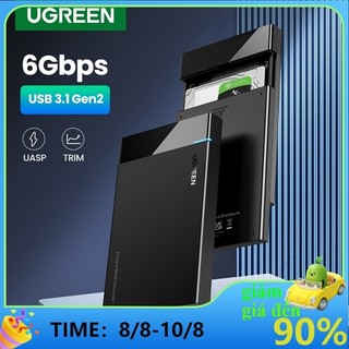 Ugreen usb 3.1 phù hợp với sata iii 2.5" chuyên dụng hdd case 2.5" hard drive enclosure usb type c sata 5gbps for ssd hdd 9.5 7mm external hard drive disk case support uasp