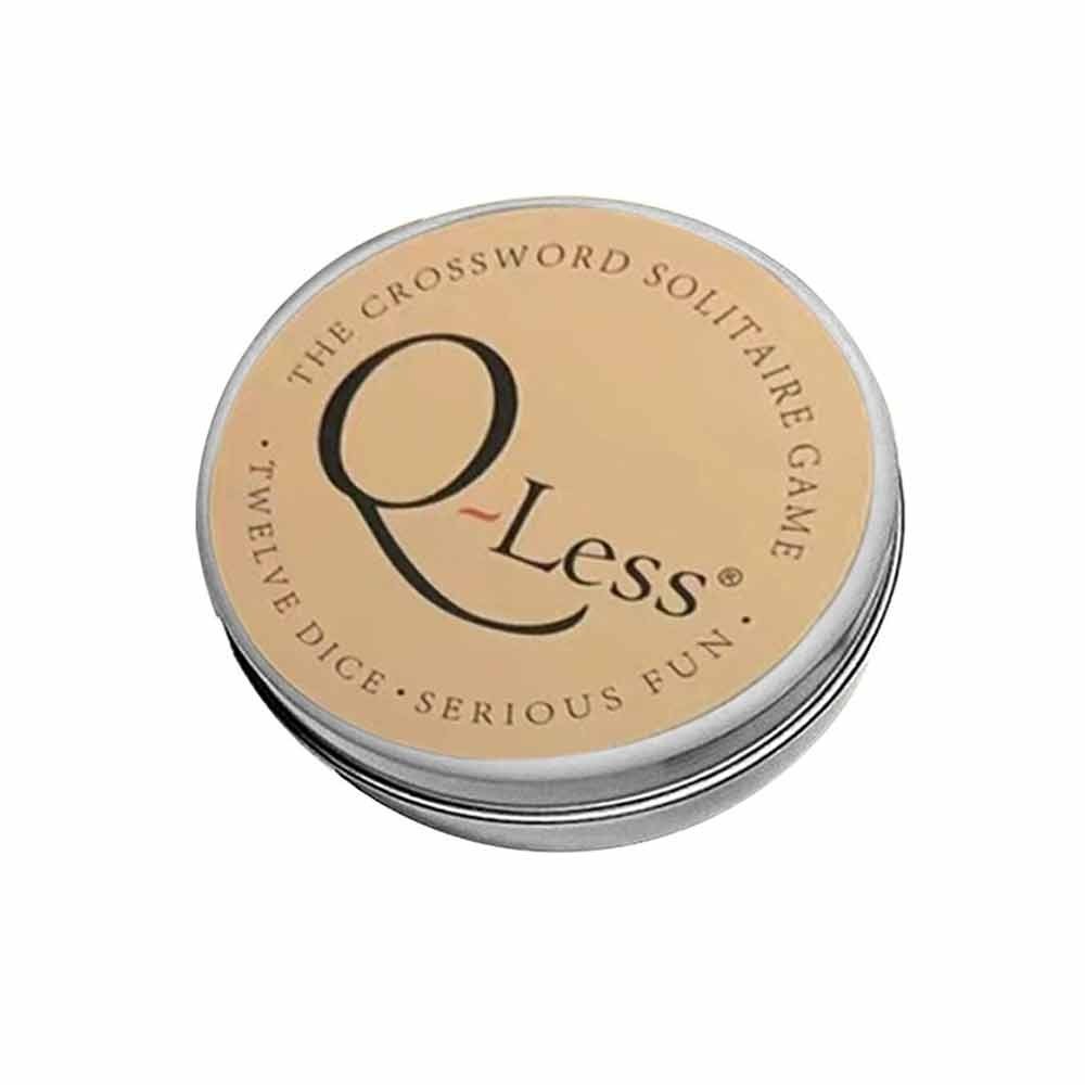 2024 Qless Dice Game with Twelve Dice Letters,The Crossword Solitaire Game