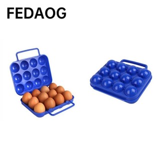 FEDAOG Đựng Trứng 6/12 Ô Bằng Nhựa Gấp Gọn Tiện Dụng