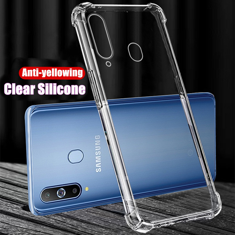 Dành cho Samsung Galaxy A8s A9 Pro 2019 SM-G887F G887N G8870 Ốp lưng thạch silicon mềm bốn góc chống