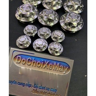 Ốc mâm lửa Salaya , nút đề salaya chuẩn Inox 304 cho mọi loại xe . DoChoiXeMay
