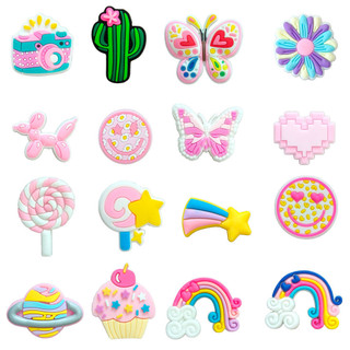 sticker dép crocs charm crocs jibbitz để trang trí dép chữ h crocs dép lê dép tổ ong Khóa đáy 12mm Túi đi biển Túi lỗ Túi xách Phụ kiện trang trí