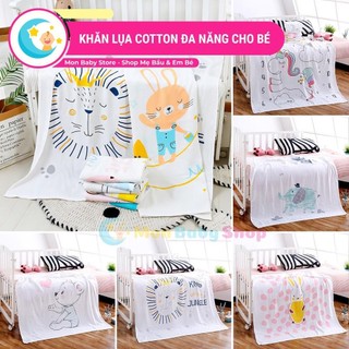 Khăn tắm sợi tre cho bé loại to 100cm x 120cm, dùng làm khăn tắm bé sơ sinh, chăn cho bé, khăn quấn bé ra ngoài