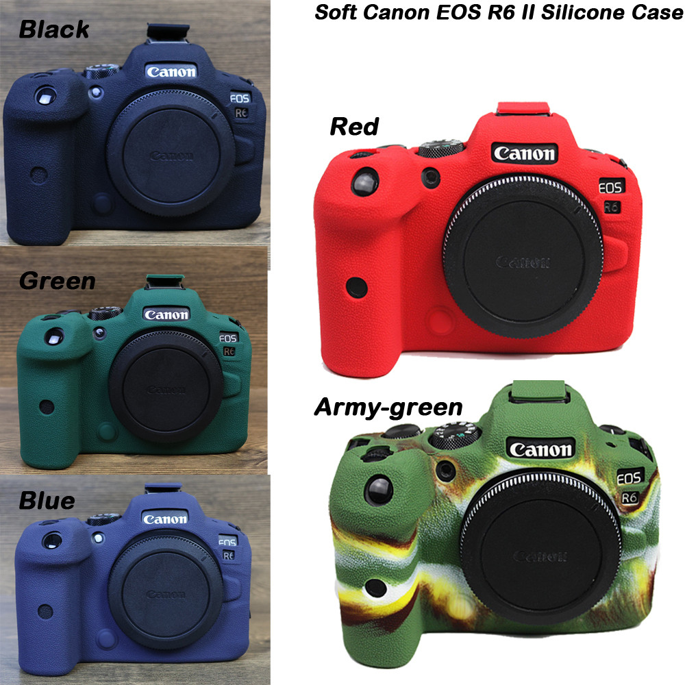 Ốp Lưng Máy Ảnh EOS R6 II R6 Silicon Dành Cho Canon EOS R6 Mark II 2 EOS R6 II