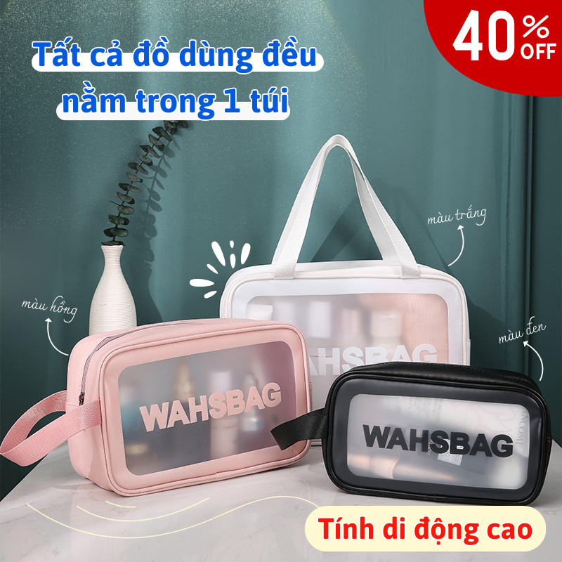 Túi Đựng Mỹ Phẩm Grand Haven Dung Tích Lớn, Chống Nước, Gọn Nhẹ, Dễ Mang Theo