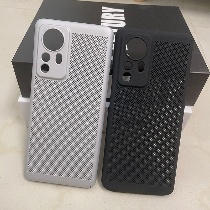 Ốp điện thoại PC cứng Tương thích với Xiaomi Mi 12 12S Pro 12X Vỏ tản nhiệt