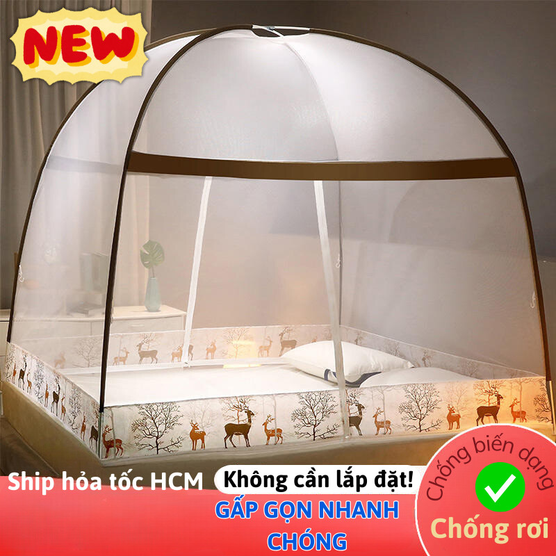 Màn Chụp Chống Muỗi Joful Home – Mùng Tự Bung Cửa Đôi Cao Cấp, Gấp Mở Nhanh Chóng, Bảo Vệ Toàn Diện