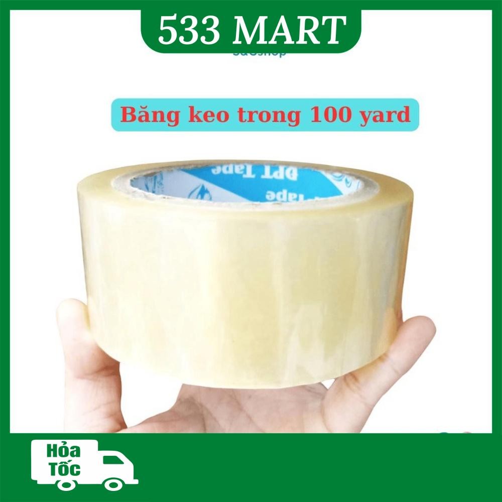 1 cuộn băng keo trong 100 yard/ 200 yard