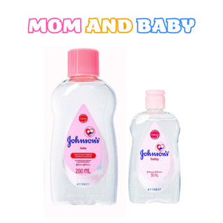 Dầu massage & dưỡng ẩm johnson baby oil 200ml và 50ml