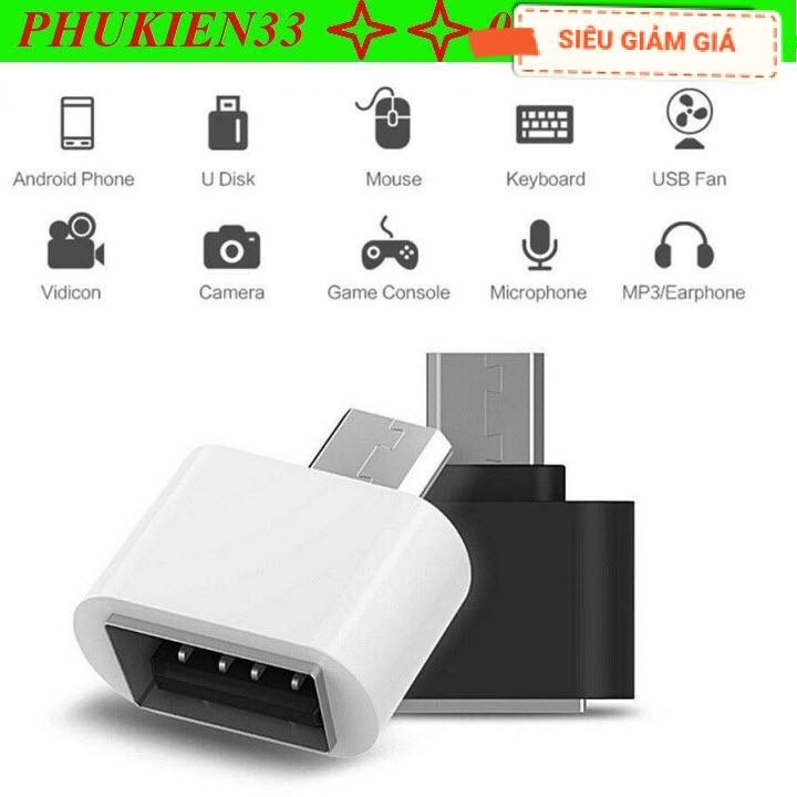 Đầu chuyển OTG Micro USB ra USB 2.0