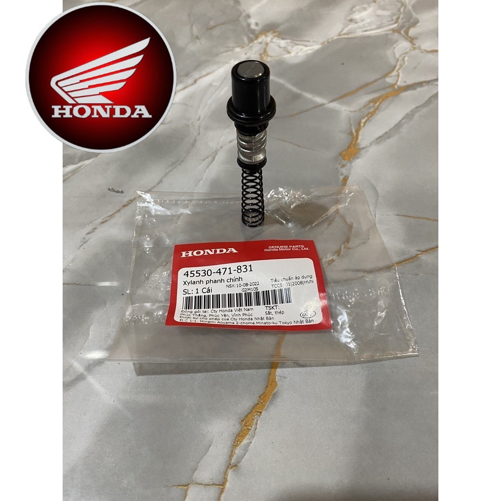 Bộ xy lanh phanh trên, ty cúp ben - to Airblade 110, Future, Lead, PCX, RSX, SH (45530471831)