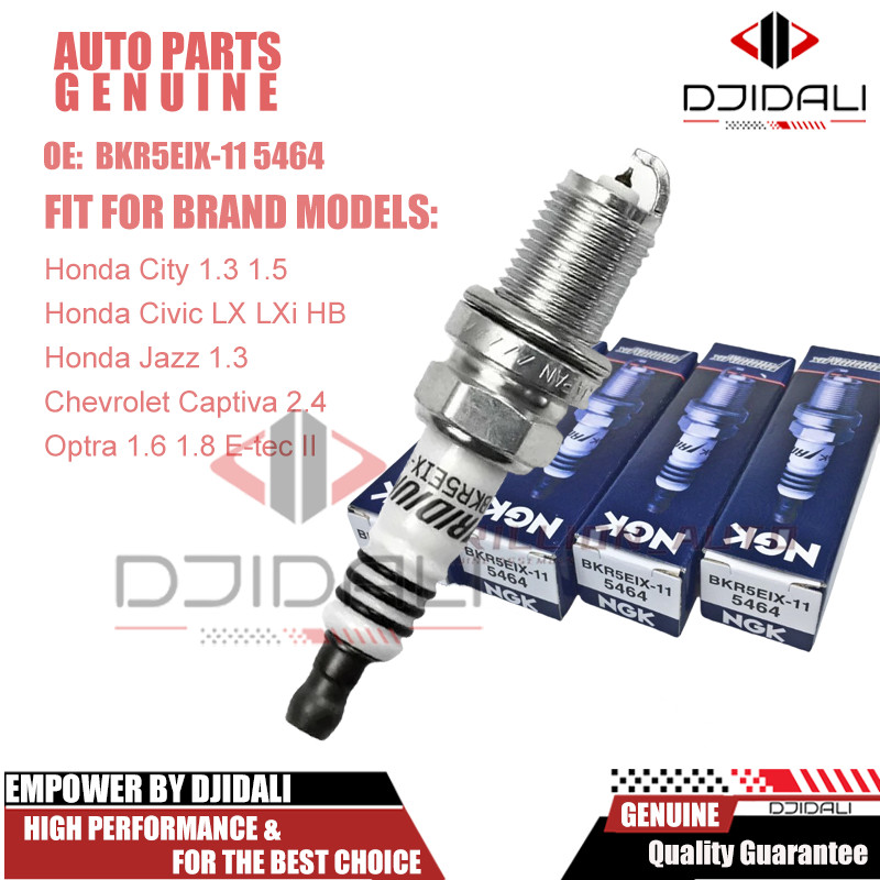 4 Iridium Bugi BKR5EIX 5464 Dành Cho Xe Honda City 1.3 1.5 Honda Civic Jazz 1.3 Chevrolet Captiva 2.
