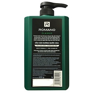1 CHAI DẦU GỘI CHO NAM ROMANO CLASSIC TÓC CHẮC KHỎE 650G - HÀNG VIỆT NAM