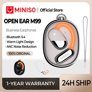 MINISO M99 Tai Nghe Phiên Dịch Tai nghe dịch ngôn ngữ Al Tai nghe tai mở Tai nghe Bluetooth loại bỏ tiếng ồn Bluetooth 5.4 Tai nghe không dây IPX5 Tai nghe thể thao chống nước có Mic Tai nghe dẫn truyền xương