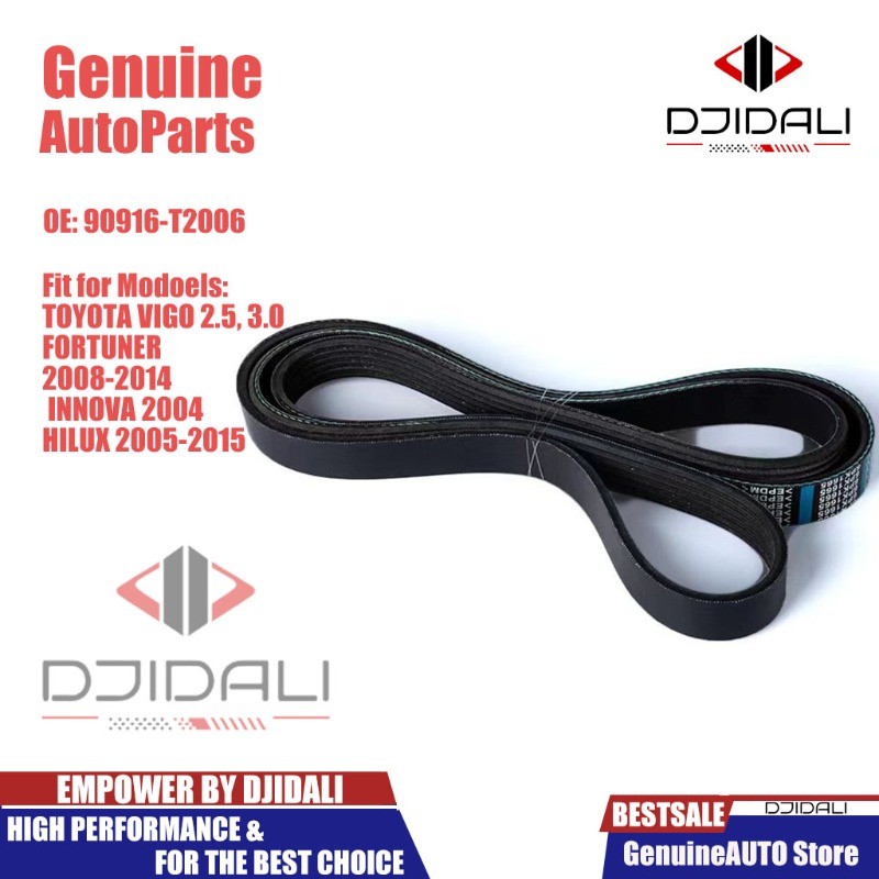 Đai động cơ phía trước cho TOYOTA VIGO, FORTUNER, INNOVA Diesel (1KD, 2KD) 2.5 / 3.0 7PK1516 OEM 909