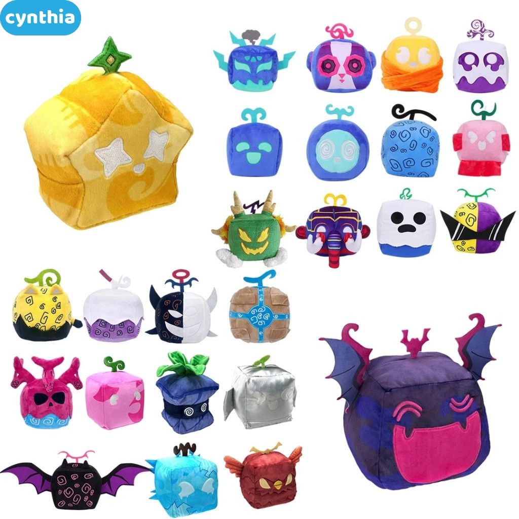 Blox Fruits Plush With Code Mystery Box Thú nhồi bông vui nhộn Gối nhồi bông mới lạ Gối ném Đồ chơi 