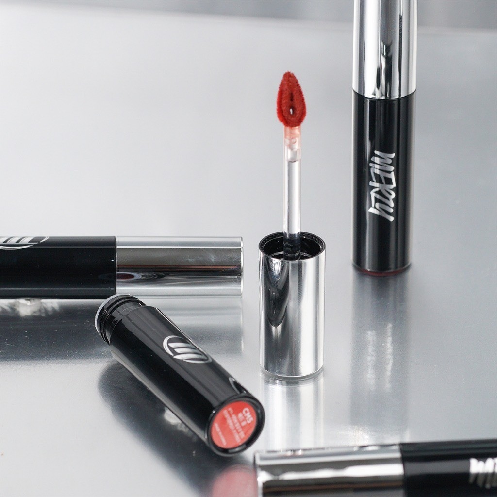 Son Kem Lì, Mịn Mượt Nhẹ Môi, Bền Màu Merzy Cyber Mellow Tint 4g màu CM2 CM3 CM4 CM5 CM6