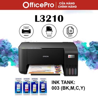 Máy in phun màu đa chức năng Epson EcoTank L3210 - In, Copy, Scan - BH Chính Hãng