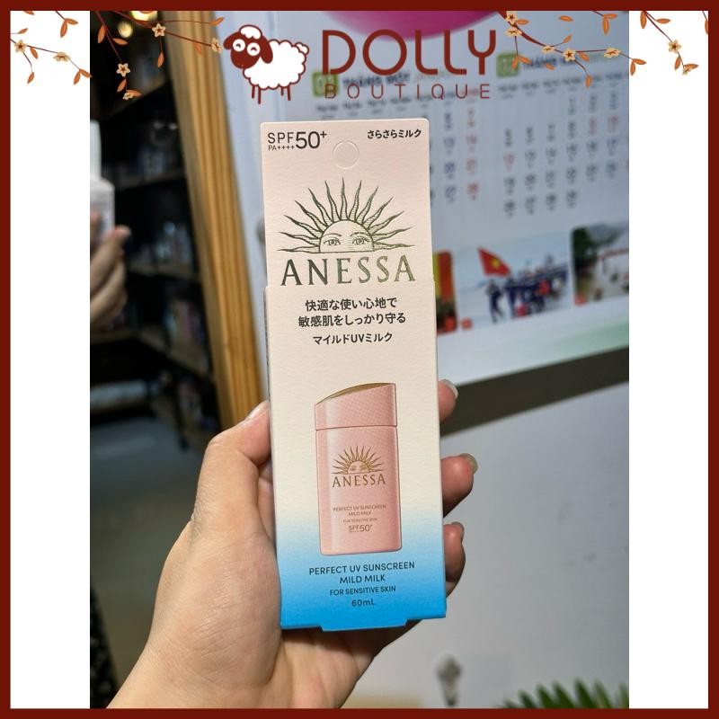 Kem Chống Nắng Anessa Perfect UV Suncreen Skincare Mild Milk Spf50+ PA++++ Mẫu mới