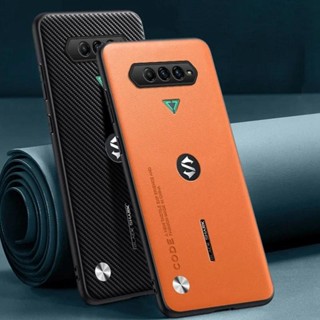 Ốp Da PU Sang Trọng Cho Xiaomi Black Shark 4 4S Pro 5RS Matte Cover Silicon Bảo Vệ Điện Thoại